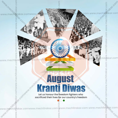 PSD design for Kranti Din celebrations