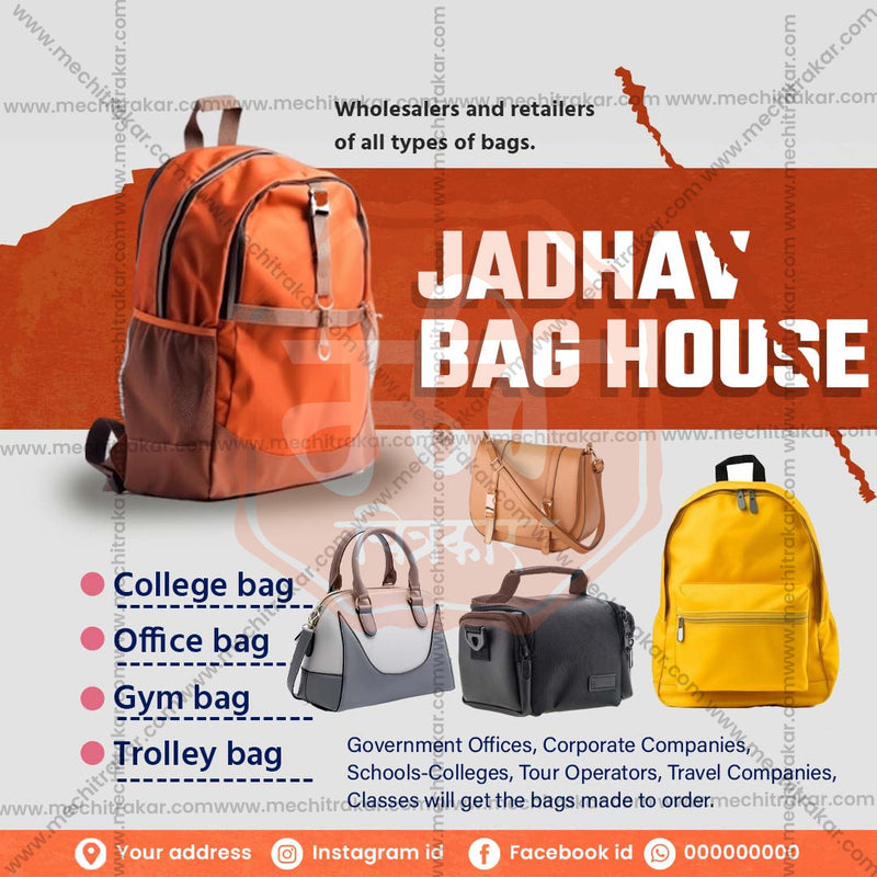 Load image into Gallery viewer, High-Quality Bag Ad Template by Me Chitrakar - Editable PSD
