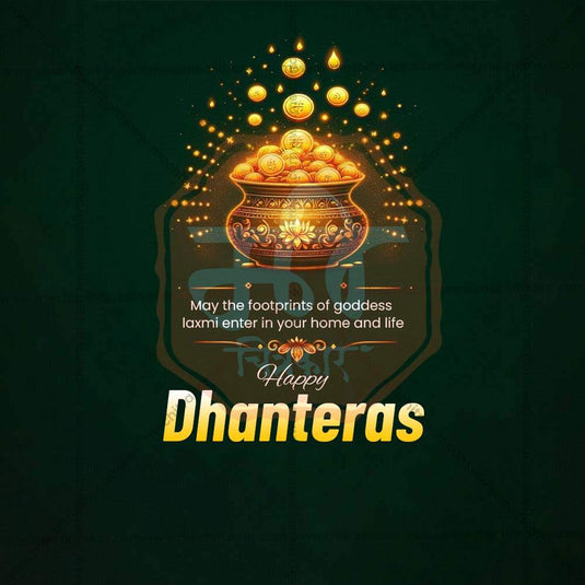 Professional Dhanteres Template Design in Marathi, Hindi, and English - High-Quality Editable PSD and JPG by Me Chitrakar