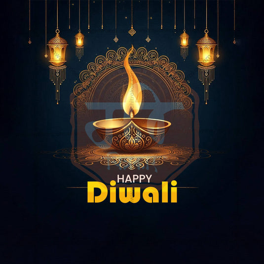 Diwali Social Media Template | English PSD & JPG | Me Chitrakar 1024-9