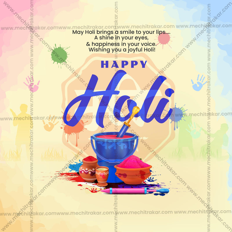 holi psd template