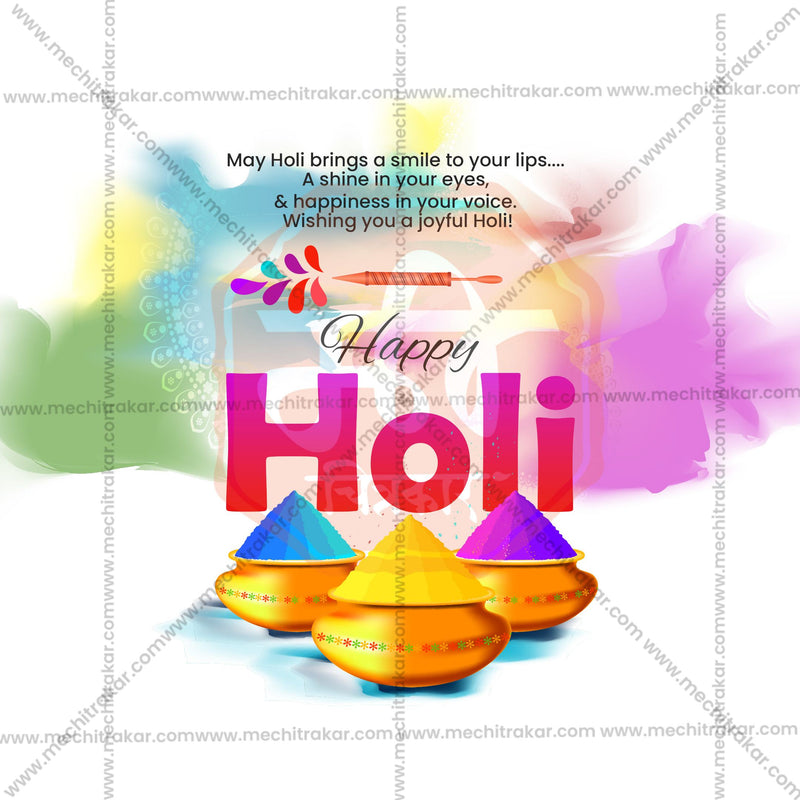 Load image into Gallery viewer, Holi Social Media Templates | 10 PSD Bundle No.1 (English) | Me Chitrakar-0325
