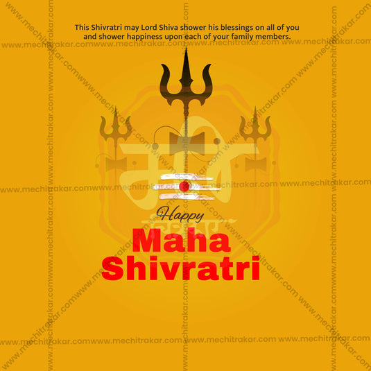 Mahashivratri Social Media Template | English PSD | Me Chitrakar 0225-8