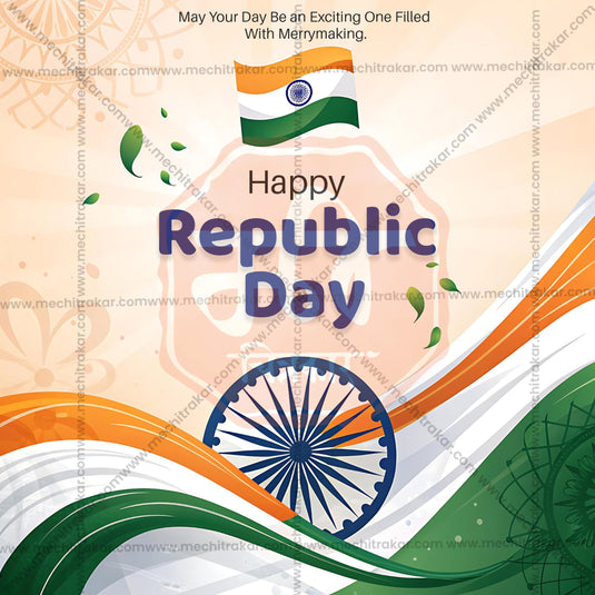 Professional Republic Day Design in Marathi, Hindi, and English - High-Quality Editable PSD and JPG by Me Chitrakar