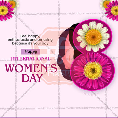 International Women's Day Social Media Templates | 10 PSD Bundle No.1 (English) | Me Chitrakar-0225