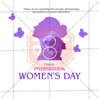 International Women's Day Social Media Template | English PSD | Me Chitrakar 0325-5