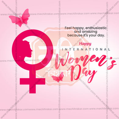 International Women's Day Social Media Template | English PSD | Me Chitrakar 0325-6