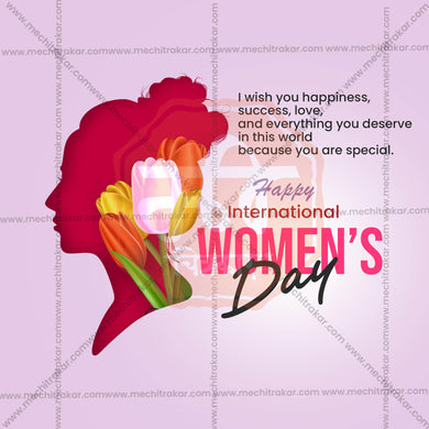 International Women's Day Social Media Template | English PSD | Me Chitrakar 0325-9