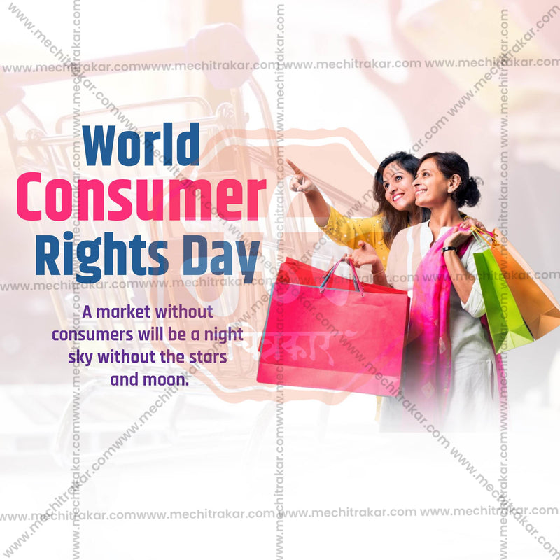 Load image into Gallery viewer, World Consumer Rights Day Social Media Templates | 10 PSD Bundle No.1 (English) | Me Chitrakar-0325
