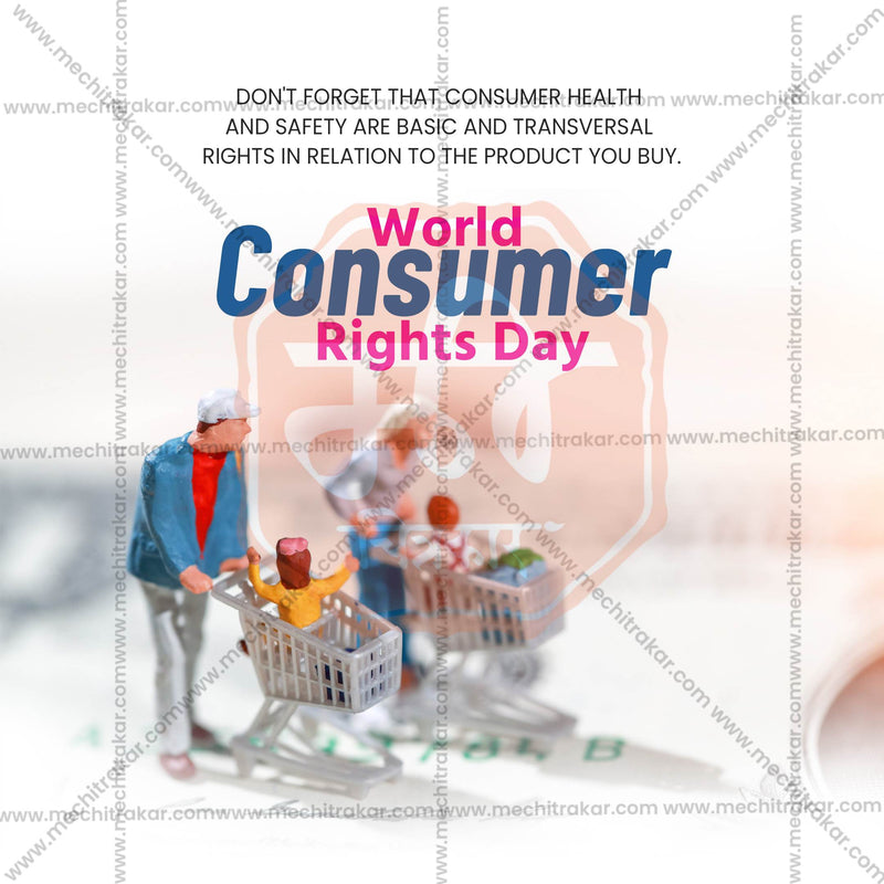 Load image into Gallery viewer, World Consumer Rights Day Social Media Templates | 10 PSD Bundle No.1 (English) | Me Chitrakar-0325
