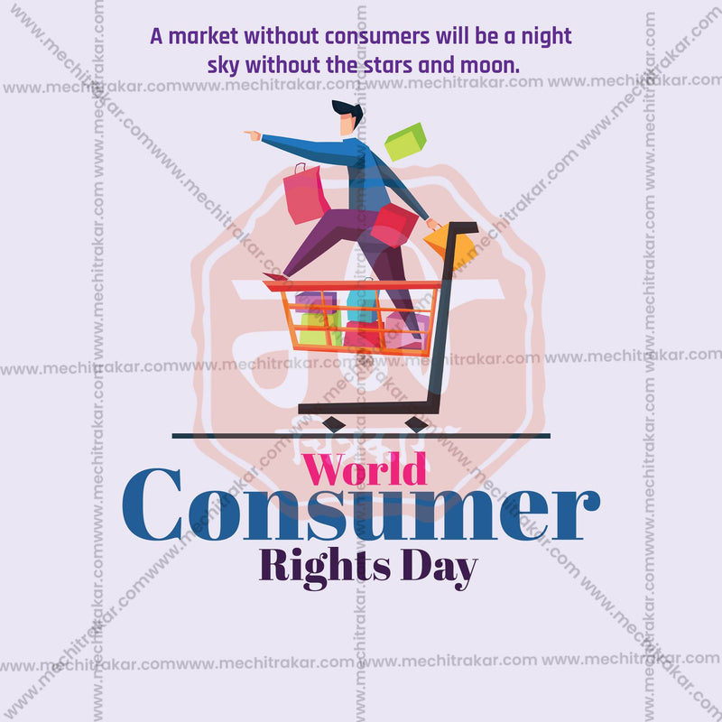 Load image into Gallery viewer, World Consumer Rights Day Social Media Templates | 10 PSD Bundle No.1 (English) | Me Chitrakar-0325
