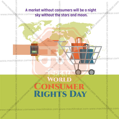 World Consumer Rights Day Social Media Template | English PSD | Me Chitrakar 0325-9