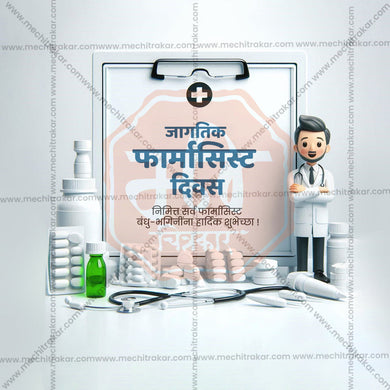 World Pharmacist Day JPG file with professional design