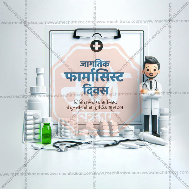 Load image into Gallery viewer, World Pharmacist Day JPG file with professional design
