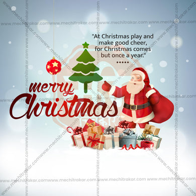 Professional Christmas Marathi  Template Design for Social Media in Marathi, Hindi, and English - PSD and JPG by Me Chitrakar