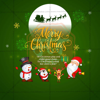 Professional Christmas Marathi  Template Design in Marathi, Hindi, and English - High-Quality Editable PSD and JPG by Me Chitrakar