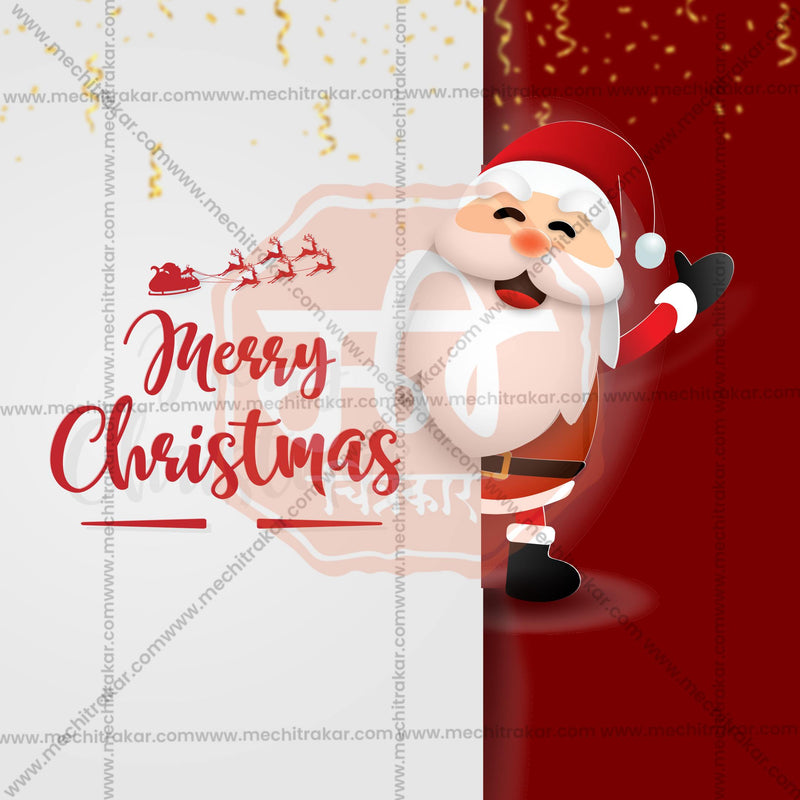 Load image into Gallery viewer, High-Quality Christmas Marathi  editable Flyer in Marathi, Hindi, and English - Editable PSD and JPG by Me Chitrakar
